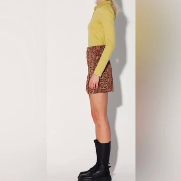 Walter Baker Women's Shauna Mini Skirt Size 4 100% Polyester Multicolor Casual - Picture 5 of 9